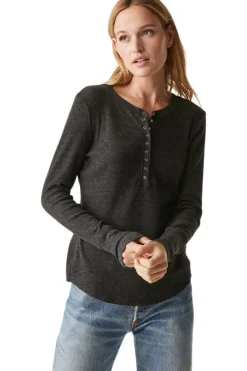 Michael Stars Regan Henley Tee in White