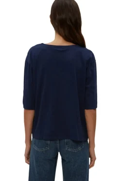 Michael Stars Reid Oversized Crew in Nocturnal