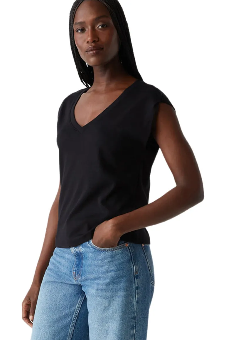 Michael Stars Tati Power Shoulder T-shirt