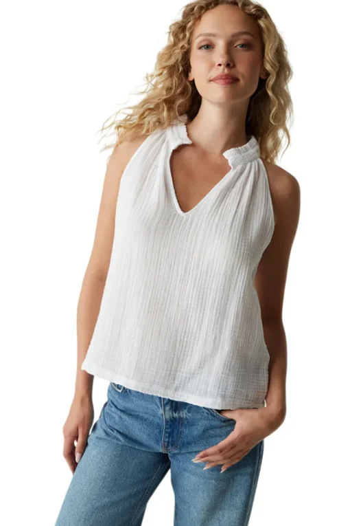 Michael Stars Viola Gauze Tank