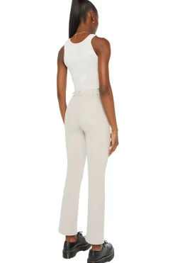 MOTHER Denim Hustler Flood in Feather Grey