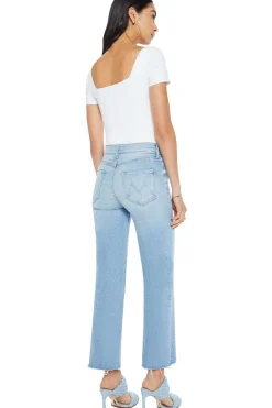MOTHER Denim Kick It Ankle Fray in Can You Dig It?