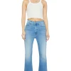 MOTHER Denim Lil Weekender Fray in Read Between the Lines
