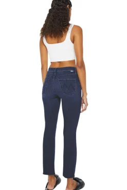 MOTHER Denim Mid Rise Dazzler in Chip on My Shoulder