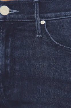 MOTHER Denim Mid Rise Dazzler in Chip on My Shoulder
