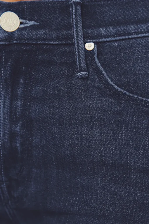 MOTHER Denim Mid Rise Dazzler in Chip on My Shoulder