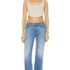 MOTHER Denim Mid Rise Rambler Zip Ankle in Enjoy the Ride