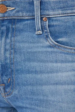 MOTHER Denim Mid Rise Rambler Zip Ankle in Enjoy the Ride