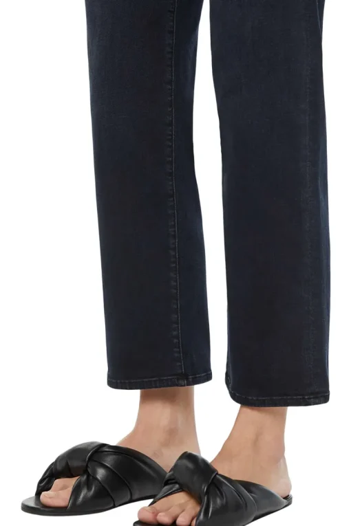 MOTHER Denim Mid Rise Zip Rambler Ankle in Night in Venice
