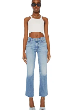 MOTHER Denim Outsider Flood Fray in Are We There Yet