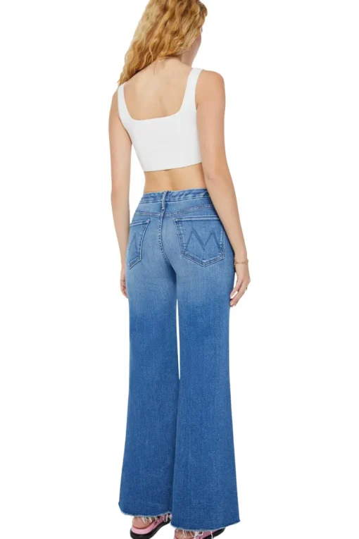 MOTHER Denim Roller Fray in Work Hard Play Hard