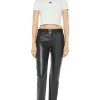 MOTHER Denim Smarty Pants Skimp in Black