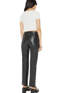 MOTHER Denim Smarty Pants Skimp in Black