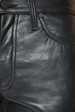 MOTHER Denim Smarty Pants Skimp in Black