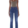 MOTHER Denim The Insider Crop Step Fray in Teaming Up