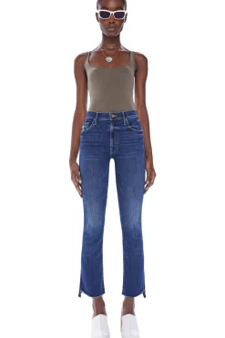 MOTHER Denim The Insider Crop Step Fray in Teaming Up