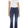 MOTHER Denim The Insider Crop Step Fray in Off Limits