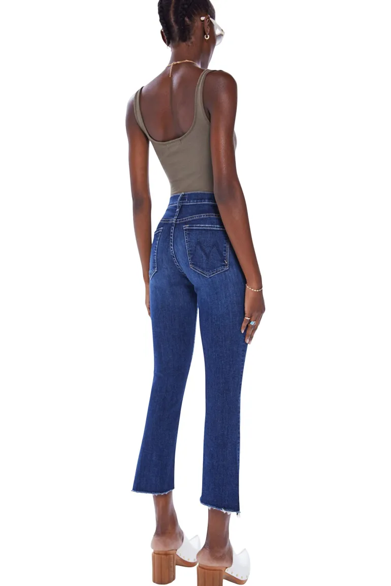 MOTHER Denim The Insider Crop Step Fray in Teaming Up