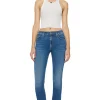 MOTHER Denim The Mid Rise Rider Ankle Denim in Right On