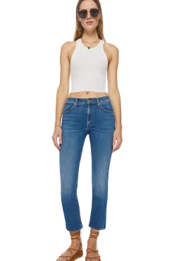 MOTHER Denim The Mid Rise Rider Ankle Denim in Right On