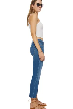 MOTHER Denim The Mid Rise Rider Ankle Denim in Right On