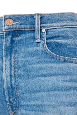 MOTHER Denim The Rambler Zip Flood in Out of the Blue