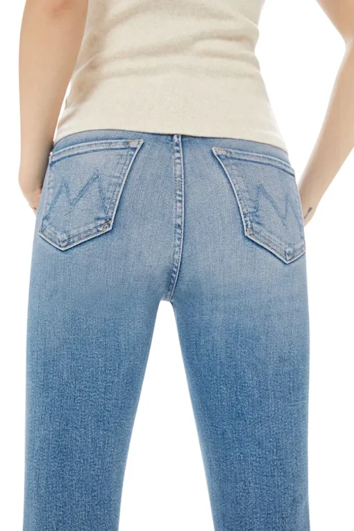 MOTHER Denim The Swooner Rascal Ankle Fray in Let's Trip
