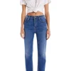 MOTHER Denim The Tomcat Ankle Fray in Let's Just Be Friends
