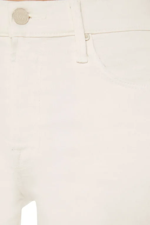 MOTHER Denim The Twister Skimp in Cream Puffs
