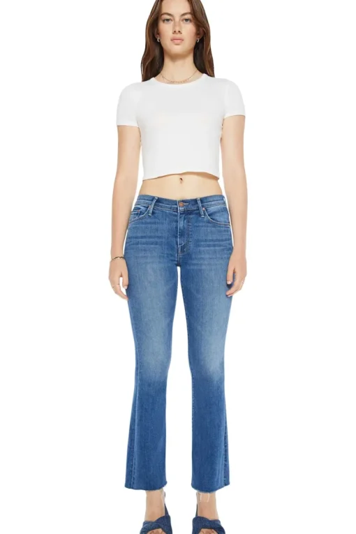 MOTHER Denim Weekender Fray in Connect the Dots