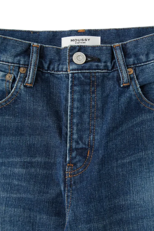 Moussy Denim Andalusia Super Wide Jeans in Blue