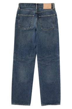 Moussy Denim Bardin Straight Jeans in Dark Blue