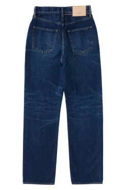 Moussy Denim Bartlett Wide Straight in Dark Blue