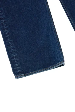 Moussy Denim Bartlett Wide Straight in Dark Blue