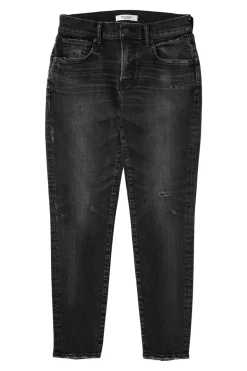 Moussy Denim Belver Skinny Jeans in Black