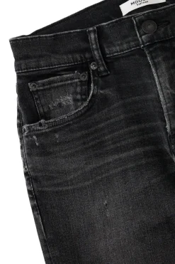 Moussy Denim Belver Skinny Jeans in Black