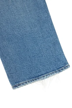 Moussy Denim Bradenton Straight Jeans in Blue