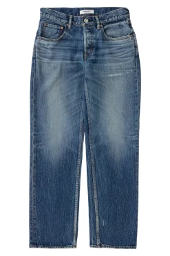 Moussy Denim Cedarhurst Straight Jeans in Blue