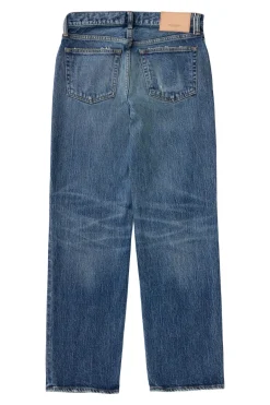 Moussy Denim Cedarhurst Straight Jeans in Blue