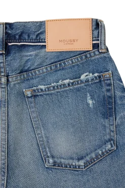 Moussy Denim Elam Shorts in Blue