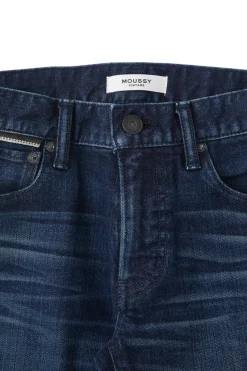 Moussy Denim Emma Skinny Jeans in Dark Blue