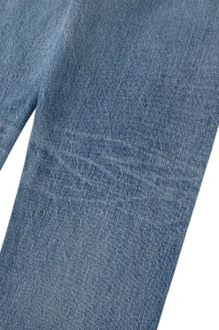 Moussy Denim Esplen Wide Straight Jeans in Blue