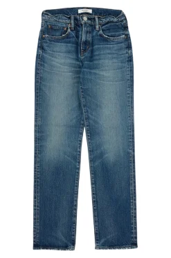Moussy Denim Florahome Slim Straight in Blue