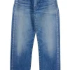 Moussy Denim Foxwoods Straight Jeans in Blue