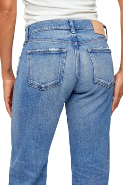 Moussy Denim Groveland Slim Straight in Blue