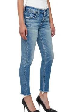 Moussy Denim Hawthhorne Skinny Jeans in Light Blue