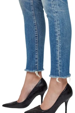 Moussy Denim Hawthhorne Skinny Jeans in Light Blue