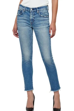 Moussy Denim Hawthhorne Skinny Jeans in Light Blue