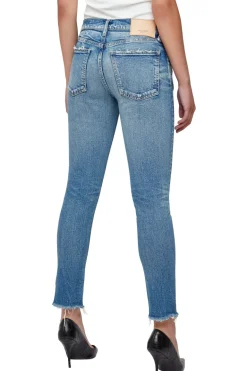 Moussy Denim Hawthhorne Skinny Jeans in Light Blue