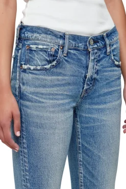 Moussy Denim Hawthhorne Skinny Jeans in Light Blue